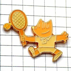 ピンバッジ・バルセロナ五輪コビのテニス選手オリンピック夏季ビンテージ中古品◆フランス限定ピンズ◆レアなヴィンテージものピンバッチ