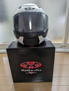 OGK KABUTO RYUKI Lサイズ ホワイトメタリック リュウキ オージーケーカブト