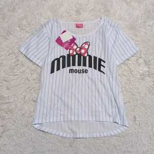 【送料無料】タグ付き未使用　DISNEY　ディズニー　 半袖　 Tシャツ　トップス　140cm　ミニー　キッズ　子供服