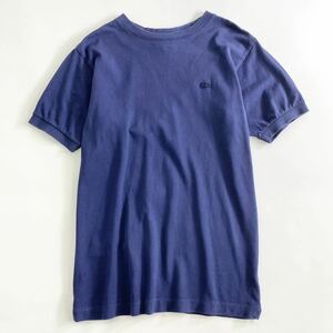 Ff6 LACOSTE ラコステ 40 EXCLUSIVE EDITION 鹿の子Tシャツ カットソー CLASSICFIT ワンポイントロゴ US-Sサイズ(実寸M相当) メンズ 紳士服