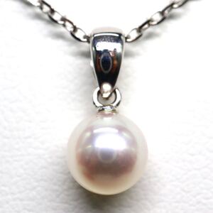 1円〜!!美品!!箱付き!!MIKIMOTO(ミキモト)《K18 アコヤ本真珠ネックレス》J 約2.7g 約39.0cm パール pearl necklace EB4/EB4 E102