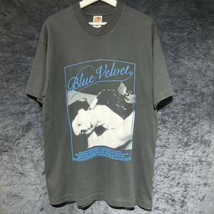 90s Blue Velvet tシャツ 映画 ヴィンテージ 古着 黒 ブラック Tシャツ movie ムービー ブルーベルベット vintage デヴィッドリンチ