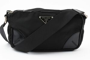 1円 PRADA　プラダ　テスート　ナイロン　リナイロン　ショルダーバッグ　斜めかけ　ポシェット　トライアングルロゴ　24-3553