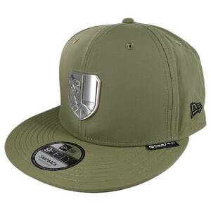 匿名送料無料 ★キン肉マン 帽子 New Era 9FIFTY [ソルジャーチーム パーテックス メタルSTマーク キャップ] オリーブ M/L 未使用 ☆即決！