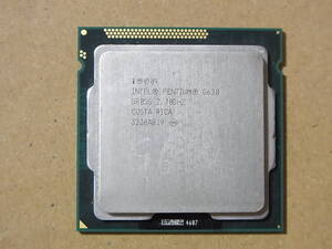 ★Intel Pentium G630 SR05S 2.70GHz Sandy Bridge LGA1155 2コア 2スレッド (Ci0306)