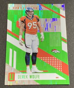 2017 Panini Unparalleled Derek Wolfe Wind Chimes No.88 Broncos NFL デレック・ウルフ　パラレル　ブロンコス　パニーニ