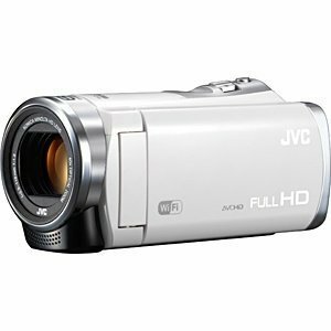 ビクター JVC SD対応 32GBメモリー内蔵フルハイビジョンビデオカメラ (シルキーホワイト)GZ-EX380-W(中古品)　(shin