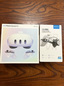 【美品】Meta Quest3 128GB + BOBOVR M3 Proバッテリーパックストラップ　セット