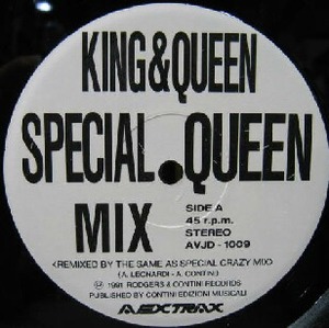 $ KING&QUEEN / KING AND QUEEN (SPECIAL QUEEN MIX) AVJD-1009 (限定盤) 穴 YYY0-243-7-7　在庫　反り　注意