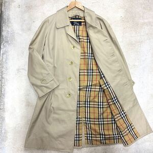 バーバリー Burberrys ステンカラーコート トレンチコート ロングコート ノバチェック ベージュ ブランド品 BURBERRY