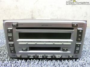 トヨタ 純正 MCT-W55 CD&MDデッキ プレーヤー 08600-00G70 本体のみ☆ / 2F9-539