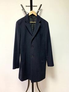 SUITSELECTウールチェスターネイビーソリッドNEWZEALANDWOOL