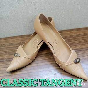 靴 ◆CLASSIC TANGENT ◆ ウエッジソール サンダル ２３.5㎝ ベージュ ◆ クラッシックタンジェント◆ レディース シューズ 