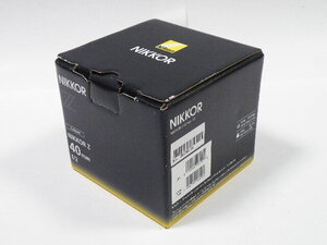 ◎ Nikon NIKKOR Z 40mm f/2 ニコン レンズ 元箱