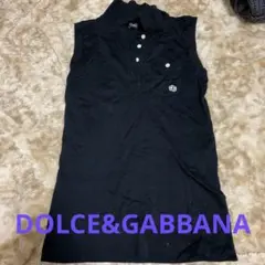 DOLCE&GABBANA ノースリーブ　ポロシャツ