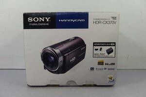 ◆未使用 SONY(ソニー) 大容量HDD64GB フルHDデジタルビデオカメラ HDR-CX370V T(ブラウン) 光学12倍~デジタル150倍ズーム 強力手ブレ補正