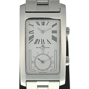 ボーム＆メルシェ Baume & Mercier MV045121 ハンプトン デュアルタイム クォーツ メンズ 良品 H#136488