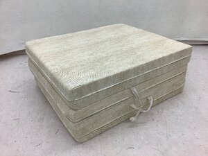 マニフレックス 三つ折りマット/シングル/TEXTILES VERTRAUEN 中古品 ACB