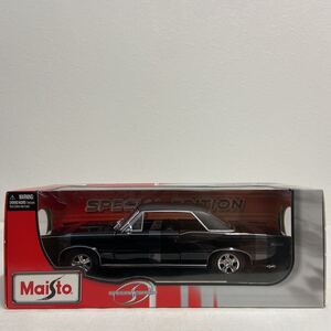 Maisto 1/18 Pontiac GTO 1965年 Black マイスト ポンティアック ブラック アメ車 アメリカンカー ミニカー モデルカー