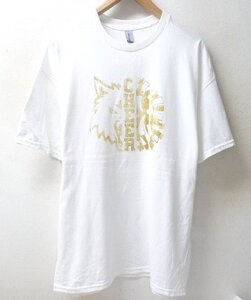 ◆CHEER USA 古着 XL GILDAN ボディ ロゴ Tシャツ 白 サイズXL　ヴィンテージ　アメリカ　