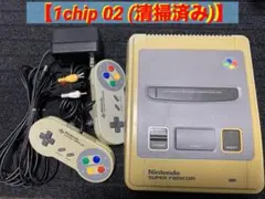 【(1chip 02) スーパーファミコン本体(分解清掃済み)・その他 セット】