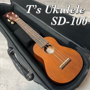 T,s Ukulele ティーズウクレレ ウクレレ SD-100 ケース付