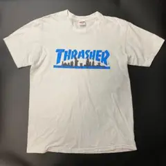 Supreme×THRASHER半袖 Tシャツ 白 M