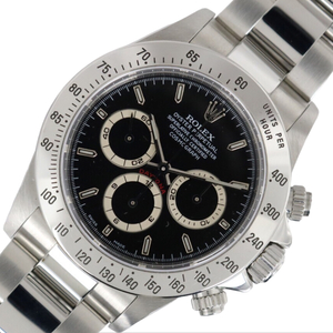 ロレックス ROLEX デイトナ 黒文字盤 P番 16520 SS 腕時計 メンズ 中古