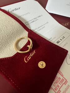 カルティエ Cartier ジュストアンクル リング 太い方 サイズ59 19号 イエローゴールド K18 18金 B4092600