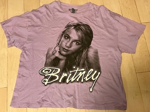 Britney Spears Tシャツ ブリトニー・スピアーズ パープル　H&M