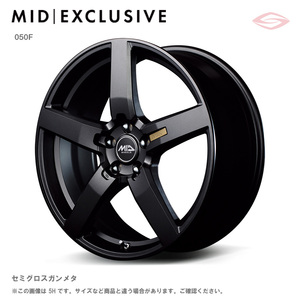 RMP 050F アルミホイール 1本 20x8.5 +38 114.3 5H(FG0 セミグロスガンメタ) / 20インチ MID