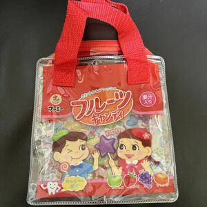 駄菓子　お菓子　ビニールバック小物入れカバン