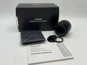 【良品】FUJIFILM / 富士フィルム / SUPER EBC 60mm 1:2.4 R MACRO / 箱・使用説明書【TUON047】