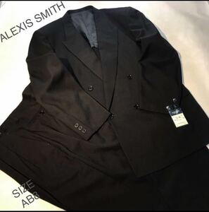 ★紳士服工房★【大創業祭セール】★新品★ALEXIS SHITHフォーマル4ッ釦1ッ掛け礼服ダブル スーツサイズAB8冠婚・葬祭・式典礼装礼服日本製