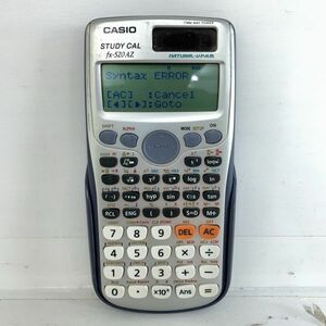 通電 CASIO STUDY CAL fx-520AZ カシオ 電卓 計算
