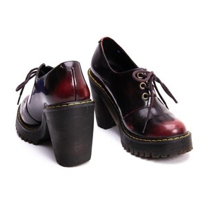 ドクターマーチンDr.Martens SALOME レザーヒールシューズ ワインUK3(23位)