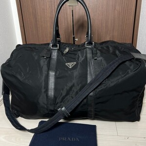 プラダ PRADA ボストンバッグ ハンドバッグ テスートナイロン 2WAY トラベルバッグ