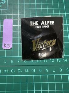 K5 アルフィー　THE ALFEE TOUR BADGE ピンズ