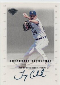 MLB 1997 DONRUSS SIGNATURE 　TERRY CLARK テリー・クラーク 直筆サイン　新品ミント状態品 　