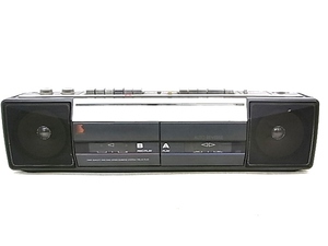 h1386 SONY CFS-W301 ステレオカセットコーダー　通電OK　難有