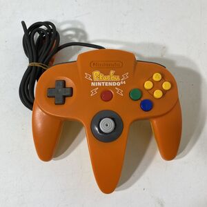 動作品 N64 ニンテンドウ64 コントローラブロス NUS-005 ピカチュウ オレンジ Pikachu AAL1016小9390/1114