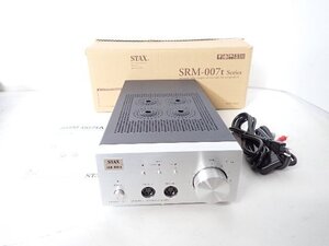 【良品】STAX スタックス ドライバーユニット ヘッドホンアンプ SRM-007tA 元箱付き ★ 708CC-2