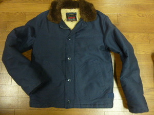 schott N-1 PLAIN JAKET ショット N-1 ダウンデッキジャケット 希少S/テンダーロイン　マッコイズ　ハーレー