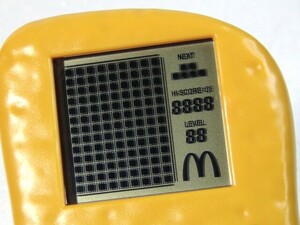 再値下 マクドナルド 公式 チキンナゲット テトリス マックナゲット パズル ゲーム lsi lcd おもちゃ 電子ゲーム