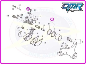 【新品】リアキャリパーピストンシール MC18 MC21 06451-443-405 43353-461-771