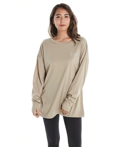 「ROXY」 長袖カットソー MEDIUM ベージュ レディース