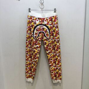 A BATHING APE ア ベインシング エイプ PANTSパンツ001PTD721020X サイズXL レッド カモフラージュ 667480