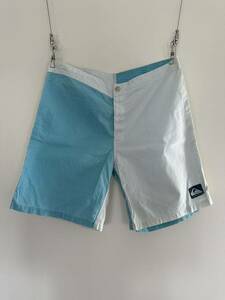 90s quiksilver bicolor cotton shorts