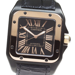 カルティエ CARTIER W2020009 サントス100LM 自動巻き メンズ _849125