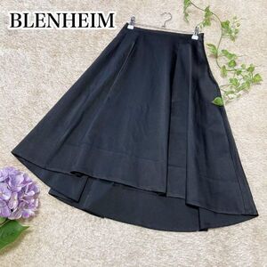 ブレンヘイムタック入り ロングテールフレアスカート ブラック XSサイズ BLENHEIM